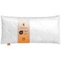 Produktbild: sleepling Kopfkissen Basic 100, in 40x80 cm, 80x80 cm und vielen weiteren Größen, Füllung: Kunstfaserfüllung, Bezug: 100% Mikrofaser, Seitenschläfer, Rückenschläfer, Bauchschläfer, auch als Set erhältlich, orthopädisch, waschbar bis 60°C, Füllmenge anpassbar weiß 50 cm x 90 cm