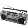 Produktbild: Soundmaster SOUNDMASTER DAB+/FM Retro Radiokassettenrekorder SRR80TI, USB/SD, BT Boombox