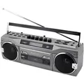 Produktbild: Soundmaster soundmaster Retro Kassettenrecorder mit Radio DAB+, FM Kassette, DAB+ Radio (3.00 W)