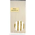 Produktbild: Kobolo Perlenvorhang Türvorhang COFFEE Holzperlen braun 50 Stränge 100x210cm - Vorhang Insektenschutz Schutz gegen verschiedene Designs Farben Ga... - Braun