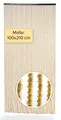 Produktbild: Türvorhang Perlenvorhang COFFEE aus Holzperlen in braun mit 50 Stränge 100x210cm