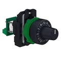 Produktbild: Schneider Electric Harmony XB5 Potentiometer, Komplettgerät, Kunststoff, Widerstand 10K Ohm, Artikelnummer XB5AD912R10K