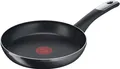 Produktbild: Tefal Bratpfanne Hard Titanium Essential, Titanium Antihaftversiegelung, Aluminium, kompatibel mit Gas-/Elektro-/Keramikherden, nicht induktionsgeeignet