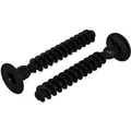 Produktbild: vidaXL Steckkappen-Schraube 2 Stk Schwarz M5 x 40 mm Eisen 864541