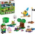 Produktbild: LEGO Super Mario Abenteuer mit dem interaktiven LEGO Luigi, Nintendo Geschenk für Jungen, Mädchen und Gamer ab 6 Jahren, Abenteuer-Spielset für Kinder mit rosa Baby Yoshi 71440