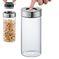 Produktbild: SILBERTHAL Vorratsdosen Glas mit Deckel 1300 ml - Vorratsgläser mottensicher für luftdichte & auslaufsichere Aufbewahrung in der Küche