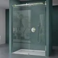 Produktbild: Mai & Mai Duschtür Nischentür dusche Duschabtrennung Duschkabine 8mm Sicherheitsglas mit Nanobeschichtung Schiebetür 120cm Höhe:195cm Teramo04