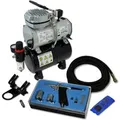 Produktbild: Wiltec Einsteiger Airbrush Kompressor Set As189 Airbrushpistole Da116 Zubehör