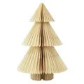 Produktbild: Viana Papier Weihnachtsbaum Tannenbaum Creme Gold 30cm Dekoration