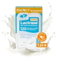Produktbild: pro natura Lactrase 6000 – 120 Lactase Tabletten bei Lactose-Intoleranz, für den unbeschwerten Genuss von Milch und Milchprodukten