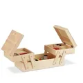 Produktbild: Relaxdays Nähkästchen Holz Hellbraun