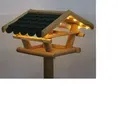 Produktbild: Vogelfutterhaus Tirol mit LED Beleuchtung, Holz, Futterhaus