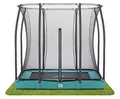 Produktbild: Salta Comfort Edition Ground - Bodentrampolin mit Sicherheitsnetz – 214x153cm – Rechteckig - Grün