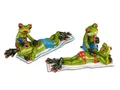 Produktbild: formano Sammelfigur 2er Set Froschpaar Strandurlauber 20cm Figur Dekoration