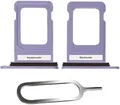 Produktbild: IS-TECK SIM-Kartenhalter Ersatz SIM-Tray Kompatibel mit iPhone 11 inklusive SIM-Nadel SIM-Kartensteckplatz (Violett)