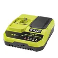 Produktbild: Ryobi RC18180 Ultra-Schnellladegerät 18V USB-C USB-A 4,0Ah in 40min