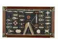 Produktbild: Knotentafel Schaukasten unter Glas Knoten 73cm deutsche Beschriftung Schiff Boot