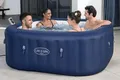 Produktbild: Bestway® LAY-Z-SPA® Energiespar-Whirlpool Hawaii AirJet™ mit App-Steuerung + integrierter UltraFit™ -Pumpeneinheit, für 6 Personen 180 x 180 x 71 cm, Kobaltblau