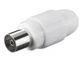 Produktbild: Goobay Tecline IEC_169-2 Connector - BNC - IEC_169-2 - Männlich - Weiß - 1 Stück(e)