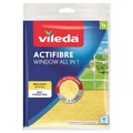 Produktbild: Vileda Actifibre Mikrofasertuch Glastuch Fenstertuch Gelb 171800