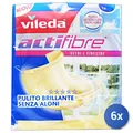 Produktbild: 6x Vileda Actifibre Tuch Für Fenster Und Glas Hergestellt In Deutschland
