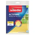Produktbild: Vileda Actifibre Mikrofasertuch Glastuch Fenstertuch Gelb