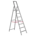 Produktbild: Euroline 22577 Stufenstehleiter mit Sicherheitsbrücke 7 Stufen