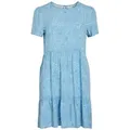 Produktbild: Vila Shirtkleid Blusen Knielanges Kurzarm Dress VIPAYA (kurz) VIPAYA S/S DRESS - NOOS blau|schwarz XS (34)