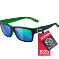Produktbild: ALPINA KACEY - Verspiegelte und Bruchsichere Sonnenbrille Mit 100% UV-Schutz Für Erwachsene, black matt-green, One Size