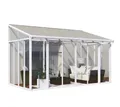 Produktbild: Palram - Canopia Aluminium Kaltwintergarten Sanremo Weiß 295x435x310 cm