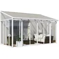 Produktbild: Palram - Canopia Aluminium Kaltwintergarten Sanremo Weiß 295x435x310 Cm