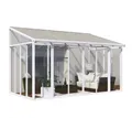 Produktbild: Kaltwintergarten Terrassenüberdachung Wintergarten Palram Canopia San remo weiß