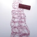 Produktbild: Deko AS GmbH Sizoweb Tischband Wellenschnitt Bordeaux ca. 12,5 cm Rolle 25 Meter 64W 011-R