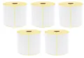 Produktbild: 5x 500 Thermo Etiketten Rolle 100 x 150 mm Versandetiketten DPD GLS DHL UPS Herm