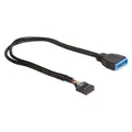 Produktbild: Delock USB Kabel intern (0.30 m, Industriekabel) (83281)