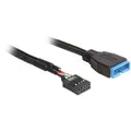 Produktbild: Delock Kabel USB 2.0 Pin Header Buchse > USB 3.0 Pin H # 83281