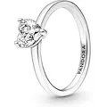 Produktbild: Pandora Fingerring Pandora Funkelndes Herz Solitär-Ring 191165C01 Damenring 48