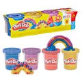 Produktbild: Play-Doh 4er-Pack Schimmerglanzknete – kreatives Knet-Set mit glitzernder Knete für fantasievolles Spielen