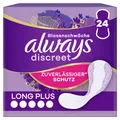 Produktbild: Always Discreet Inkontinenz Slipeinlagen Long Plus diskret flexibel