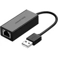 Produktbild: Externer Netzwerkadapter Rj45 - Usb 2.0 100 Mbps Ethernet Schwarz - Ugreen