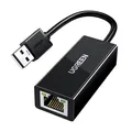 Produktbild: LAN Adapter USB 2.0 Netzwerk USB zu RJ45 Ethernet Adapter 10/100Mbps geeignet...