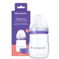 Produktbild: Lansinoh Babyflasche mit NaturalWave Sauger Gr. S, 160 ml - neues kompaktes Design für verbesserte Stabilität - mit stapelbarem Deckel