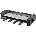 Produktbild: Steinborg SB-2220 Raclette Grill für 8 Personen mit Teilbarer Kombinierter Grillfläche 1500 Watt