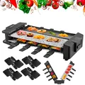 Produktbild: Raclette Grill 8 Personen Grillplatte Party Grill Tischgrill Elektrogrill 1500 W