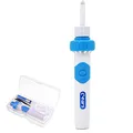 Produktbild: Ohrenschmalz entferner,Q Grips Ohrenschmalz Entferner, Elektrisch Ohrenschmalz Entferner Ohrenreiniger mit 2 Waschbaren Ersatzköpfen, Ohrwachs Entfernungs Tool Geeignet Für Familie