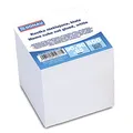 Produktbild: DONAU 8302001PL-09 Ökologischer Würfel Zettelbox Notizklotz Zettelklotz Nicht Verklebt, 800 Blätter, 90x90x85mm, Farbe: Weiß, für Büro / Schule