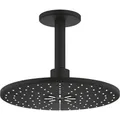 Produktbild: Grohe Kopfbr Rainshower SMARTACTIVE 310 mit Deckenauslass 142mm phantom black (22124KF0)
