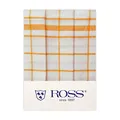 Produktbild: Ross 3er Pack Halbleinen-Geschirrtücher Karo gelb, 50x70 cm