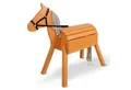 Produktbild: Pink Papaya Holzpferd Reitpferd aus Holz für Kinder, Holzpferd mit Mähne und Schweif, langlebig und wetterfest, fördert Kreativität und Motorik