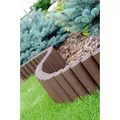 Produktbild: Prosperplast Palisade 2,7 m Beetumrandung Rasenkante Randstein Kantenstein, braun, 31 x 28 x 26,6 cm, IPAL5-R222